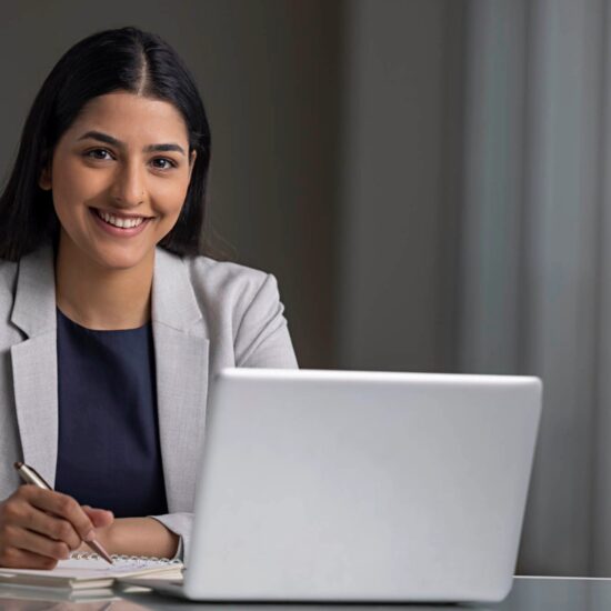 Confident professional