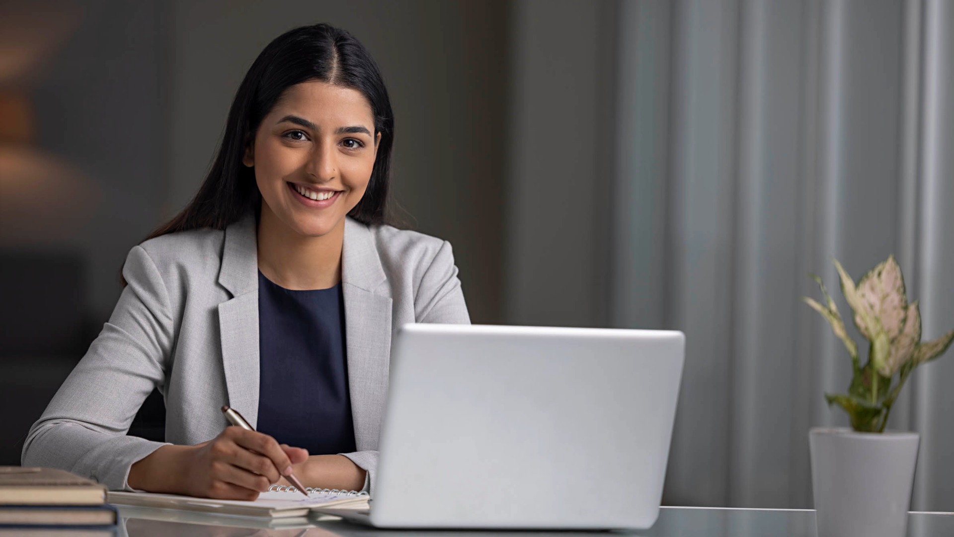 Confident professional